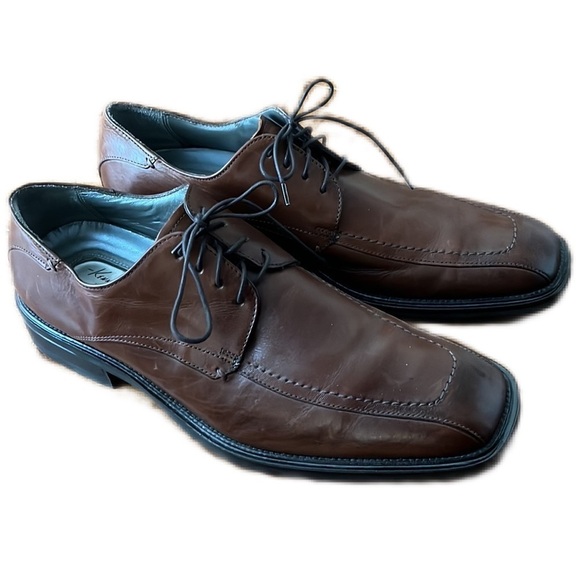 Kenneth Cole with Silver Technology mens Leather Shoes Size 10.5 Brown main image 5